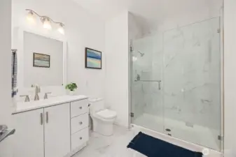 3/4 bath on main level.