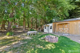Gather Around the Fire Pit, Plant, Play, & Relax! This Space Feels Like Your Own Park!