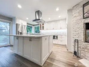 Fully remodeled kitchen with newer appliances