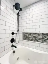 Remodeled shower