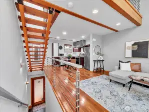 Modern, Open main living and dining