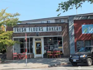 Enjoy coffee & pastries at this local
