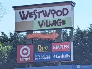 Sure, half the shops on this sign are gone, but Westwood Village is just minutes away and has tons to offer.
