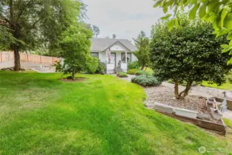Set on a spacious and usable .58-acre lot, this inviting home blends vintage charm with modern updates—truly "Home Sweet Home" for first-time buyers or downsizers alike!