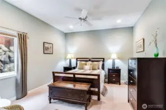 Lower level bedroom.