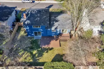 HUGE deck for entertaining