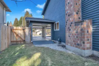 custom pull through 3rd garage door opens up a lot of options!
