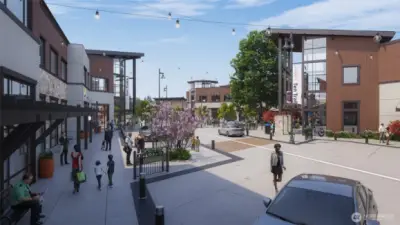 Retail Village Renderings  All retail images are for illustration purposes only and are based upon current development concepts, which are subject to change without notice.