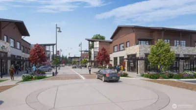 Retail Village Renderings  All retail images are for illustration purposes only and are based upon current development concepts, which are subject to change without notice.