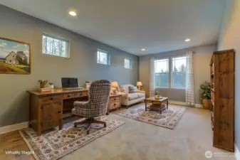 This picture is still the first bonus space showing the option of a home office!