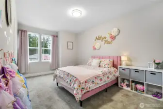 One of the other upstairs bedrooms!  This room is adorable!