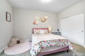 All the upstairs bedrooms are large.