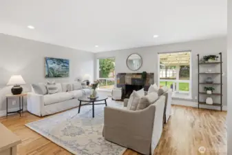 Cozy up to your wood burning fireplace