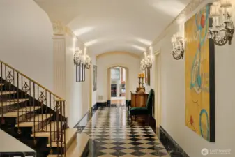 Architecture and design blend beautifully together throughout this home.