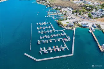 Adjacent to 160 private boat slip marina and clubhouse