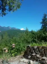 Seller supplied photo with clear skies - Mt. baker from back yard