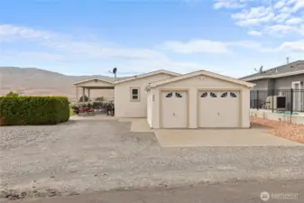 Front of home.