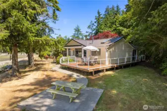 enjoy your morning coffee and sunsets on your deck overlooking the water view.