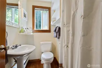 Cabin 2 has a 3/4 bath