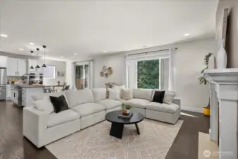 Spacious great room - perfect for entertaining