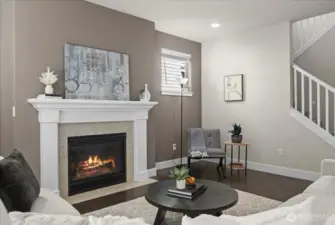 Cozy Gas Fireplace