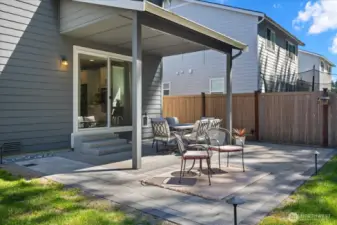 New Outdoor Patio with Southern Exposure