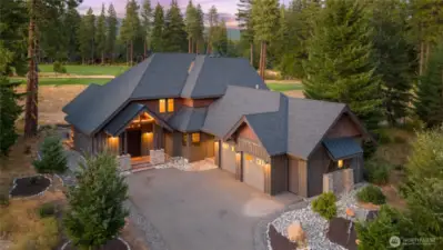 Twilight views of property