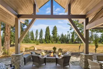 Plenty of covered outdoor space for year round enjoyment!