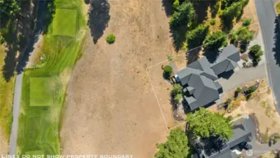Aerial view of property