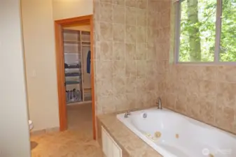 Relax in the jetted tub, open the window, close your eyes and rejuvinate.