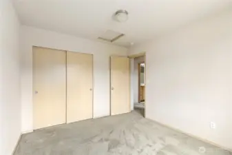 Bedroom 2 across from the hall bathroom