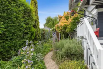 ...then meander down the garden path...