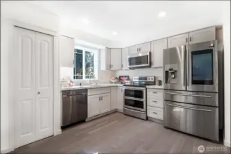 Remodeled kitchen