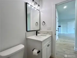 Photo as of 11/25/2925. Main bathroom