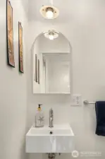 Main floor half-bathroom