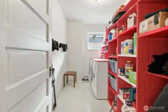 Laundry room.