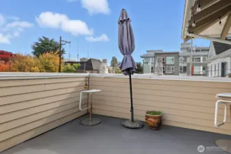 Another view of deck.