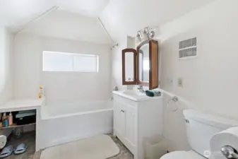 Attic Bathroom.