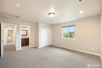 Bedroom 2 Upstairs with Bathroom