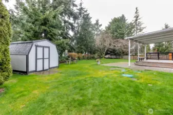 New roof on shed in 2020. Shed was painted and wintertized in 2023.