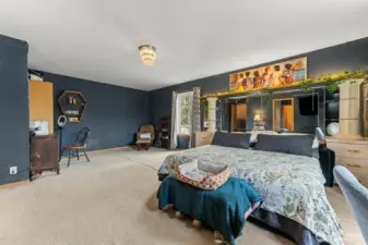 Primary Suite with extra seating area for hobbies or relaxation