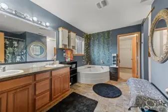 Primary Bathroom with soaking tub
