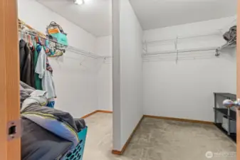 Primary walk-in closet