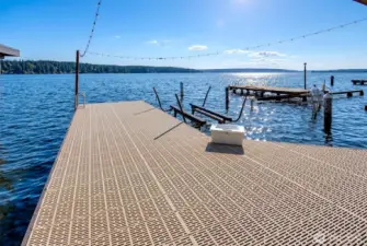 Delight in the watefront lifestyle with your new dock and boat lift