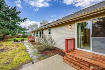 From the primary bedroom patio