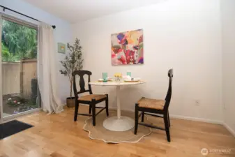 Eat in kitchen space