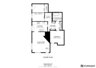 Floor plan for the apartment
