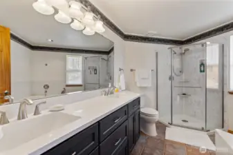 The Owner's 5-Piece Bath, your personal escape!
