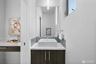 1/2 Bathroom on Main Level.