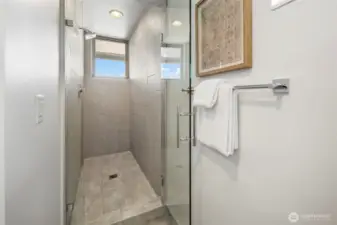 Even the Shower gets a view.
